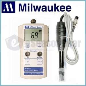 Milwaukee SM801 pH/EC/TDS Tester/Meter/Conductivity  