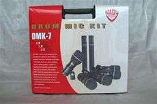   DMK 7 7 Piece Drum/Percussion Microphone Packaged Kit + Mic Case DMK7