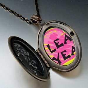 Leap Year Pink Heart Photo Pendant Necklace