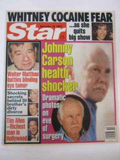 STAR 1997 DEC 16 JOHNNY CARSON WHITNEY HOUSTON  