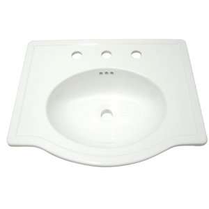   single bowl bathroom wash basin with 8 inch center