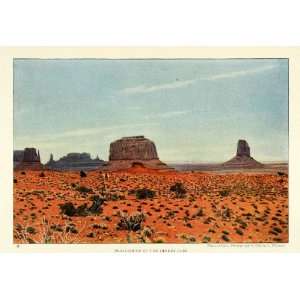  1925 Print Monument Valley Arizona Utah Sandstone Landscape 