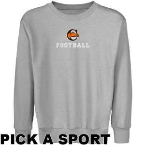  Campbell Fighting Camels Youth Ash Custom Sport Logo 