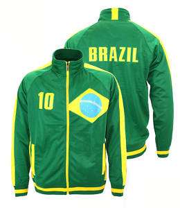 NEW Mens BRAZIL soccer TRACK JACKET nwt BRASIL  