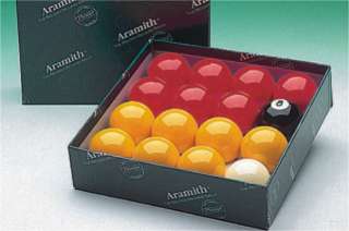 Aramith TOURNAMENT Red and Yellow 2 Pool Balls  