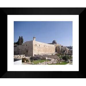  Jerusalem Mount Moriah Large 15x18 Framed Photography 