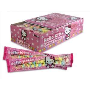 Hello Kitty Candy Necklace (Pack of 12)  Grocery & Gourmet 