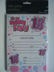 18th Birthday   PINK/LILAC FOIL PARTY DECORATIONS PACK  