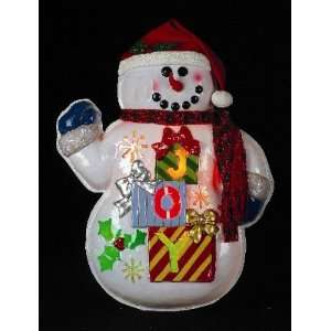  Christmas Source 980019 32 Inch Blinking JOY Snowman with 