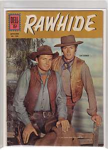 Rawhide 4C #1202 VG+ 1961 Dell TV Western Comic  