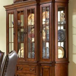  Liberty Cotswold Manor Break Front Hutch and Buffet