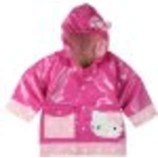 Western Chief Girls Rain Gear, Hello Kitty Polka Dot Rain Jacket Pink 