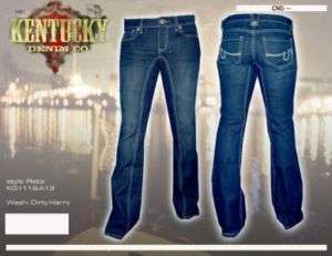 Kentucky Denim Womens Reba Flare Jeans NWT 25 x 34  