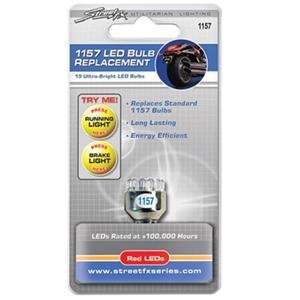  Street FX 1157 LED Replacement Bulbs   Red: Automotive