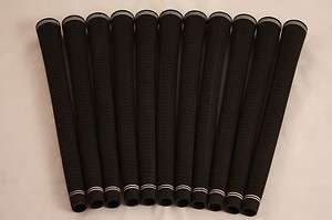 NEW 11 PIECE REPLACEMENT REGRIP GOLF CLUB BLACK HIGH TRACTION JUMBO 