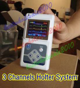 Channel ECG EKG Holter system Recorder & Analyzer + dongle key 
