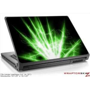  Large Laptop Skin Lightning Green: Electronics