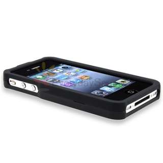 new generic snap on rubber coated case compatible with apple iphone 4 