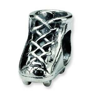  Sterling Silver Reflections Roller Skate Bead (4mm 