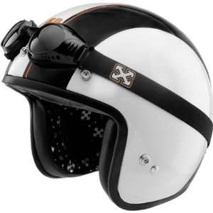  SparX Outlaw Adult Pearl Touring Motorcycle Helmet   Large 