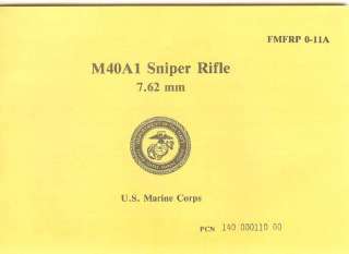 by section 8 us military manual usmc manual on the m40a1 sniper rifle 