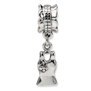  Sterling Silver Reflections Tank Top Dangle Bead: Jewelry