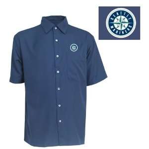 Seattle Mariners Premiere Shirt by Antigua   Navy Large  