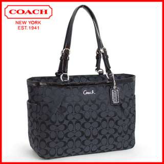 COACH GALLERY SIGNATURE LARGE TOTE BAG F17725  