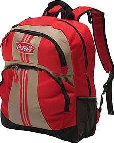 Brand New Coca Cola Coke backpack book bag new red  
