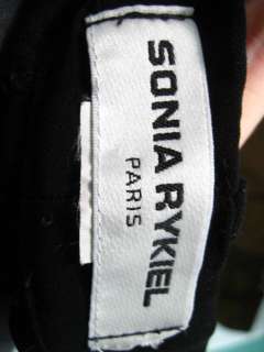 SONIA RYKIEL Classic Black Pants Slacks Sz 8  