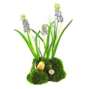   24 Lavender Hyacinth With Bulb Pant Silk Flowers   7
