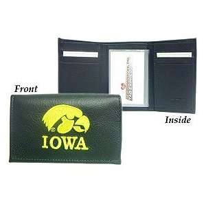  Iowa Hawkeyes Embroidered Leather Tri Fold Wallet Catalog 