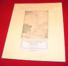don swann jr signed matted etching oracoke lighthouse 31 300