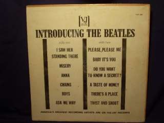 The Beatles Introducing the Beatles VJLP 1062 Mono 1964  