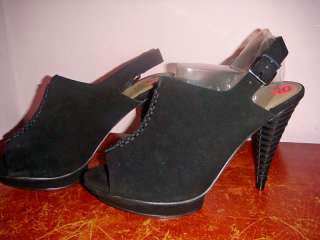   stilettos platform leather/suede SZ10 new women shoes UNIQUE LO  