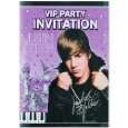 Justin Bieber Birthday Party Supplies Party Invitations  
