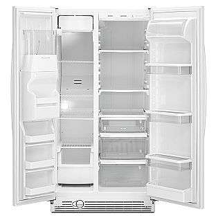   White  Maytag Appliances Refrigerators Side by Side Refrigerators