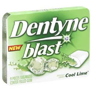 Dentyne Blast Cool Lime, 9 Count Packages (Pack of 20)  
