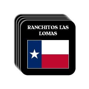 US State Flag   RANCHITOS LAS LOMAS, Texas (TX) Set of 4 Mini Mousepad 