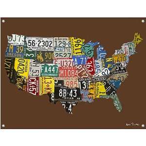  USA License Plate Map   Chocolate   USA License Plate Map 
