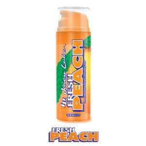  ID Juicy Lube Fresh Peach Flavored 3.8 oz Massage Oil and 