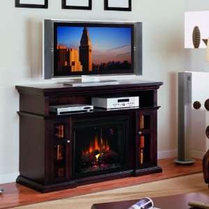   60 Wide Media Mantel Electric Fireplace (Espresso)