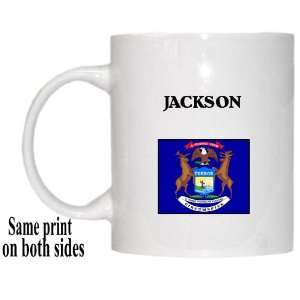    US State Flag   JACKSON, Michigan (MI) Mug 