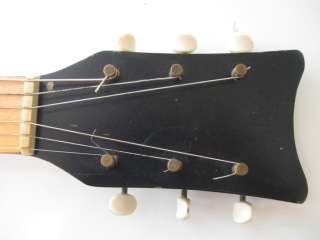 Vintage 1950s Kay Sizzler Black Sparkle Electric Guitar Silvertone 