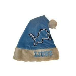    Detroit Lions NFL Plush Christmas Santa Hat: Home & Kitchen