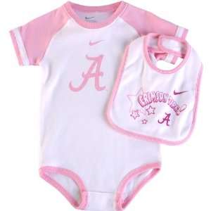   Nike Alabama Crimson Tide Infant Girls Creeper Set