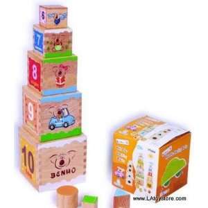  Non Toxic High Five Stacking Blocks: Toys & Games