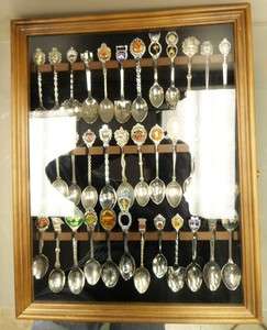 LOT of Collectible Vintage Spoons 36 Different State and Celebrity w 