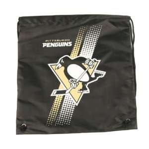 Pittsburgh Penguins Equipment / Shoe Cinch Bag (Measures 14 x 14 