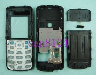 New Full Black housing cover For Nokia 3110c 3110 + keypad  